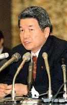 New gov't panel chairman meets the press